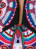 abstract print halterneck dress
