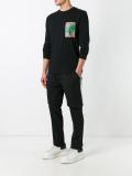 logo print longsleeved T-shirt