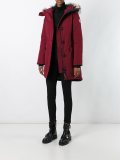 hooded mid coat