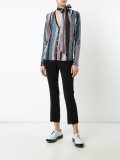 neck tie striped shirt