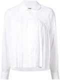 front pleated blouse