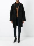 off-centre zip coat