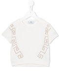 studded Greek key T-shirt