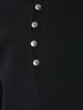 cropped high collar blazer