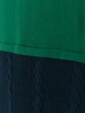 contrast knit jumper 