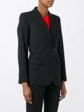 peaked lapel blazer