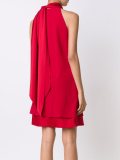 layered roll neck shift dress