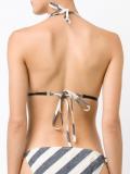 'Nadege' striped triangle bikini top