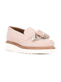 tassel platform loafers