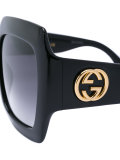 oversize square frame sunglasses