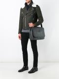 flap closure laptop bag