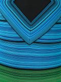 halterneck colour block dress