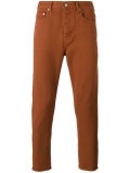 frayed-edge trousers