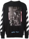 painting print sweatshirt