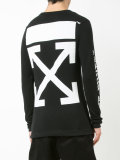long-sleeve logo T-shirt 