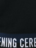 slogan trim sweatshirt