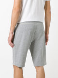 logo embroidered track shorts