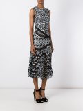 floral jacquard dress