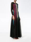floral-embellished bayley gown