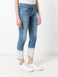 patch detail jeans
