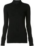 knitted polo shirt