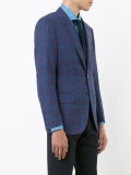checked blazer