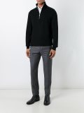 zipped collar jumper 