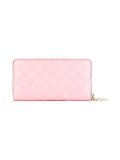 quilted zip around wallet
