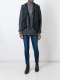 gilet detail hoodie