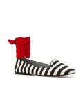 striped ballerinas 