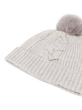 fur bobble hat 