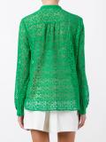 lace embroidered tree shirt