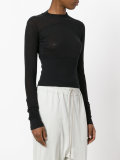 ribbed longsleeved T-shirt