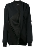draped bomber jacket 