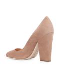 chunky heel pumps