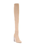 thigh-length boots