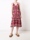 triangle bust midi dress