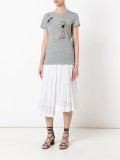 Tropical appliqué T-shirt