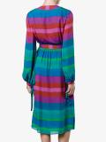 stripe long sleeve dress