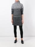 turtleneck longsleeved knit dress