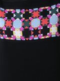 printed top shift dress
