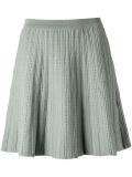 A-line knit skirt