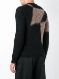 brushed intarsia jumper