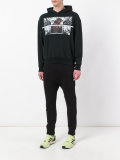 'Strap Heavy' printed hoodie