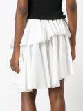 layered mini skirt