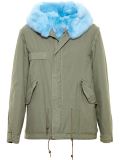 Reversible Rabbit Fur Parka