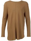 boat neck longsleeved T-shirt