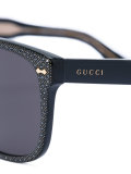 square frame rhinestone sunglasses