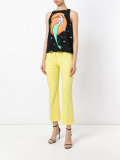 kick flare tailored trousers