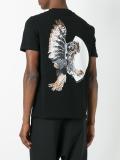 mechanical owl print T-shirt